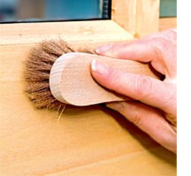 Liming indoor and outdoor wood 