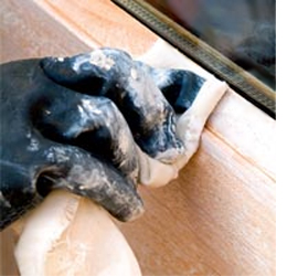 Liming indoor and outdoor wood