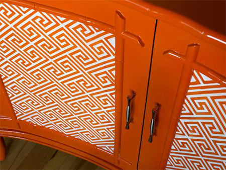 rustoleum orange spray paint furniture