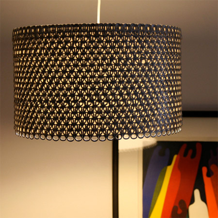 soda can tab lamp pendant shade