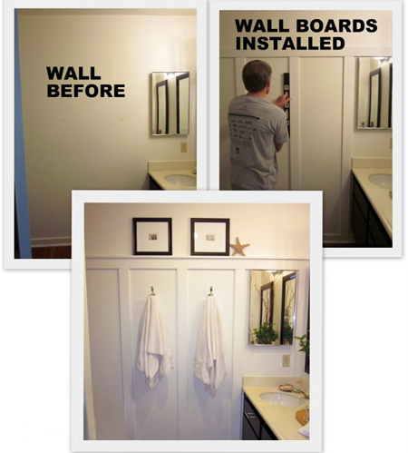 Weekend bathroom makeover 