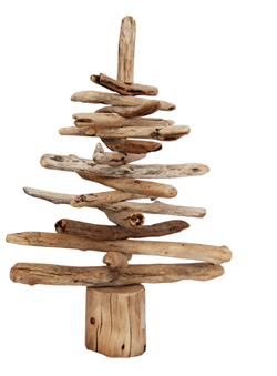 Driftwood Xmas trees & ornaments 