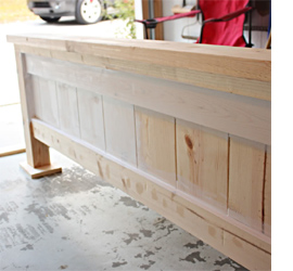 diy double queen bed