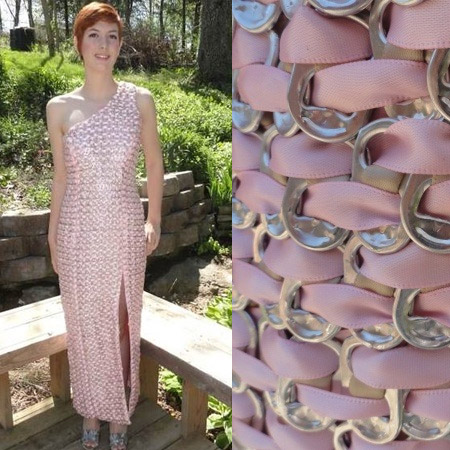 Recycling crafts with aluminium and cans 