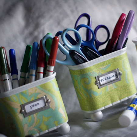 Recycling crafts with aluminium and cans 