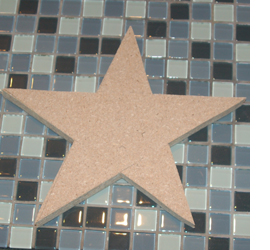 Make a patchwork tin star 