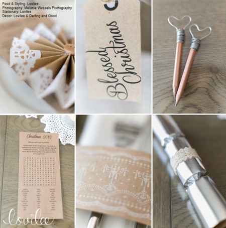 French vintage table setting