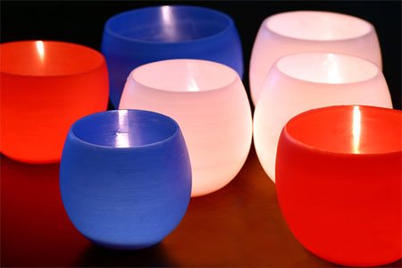 Make your own votive candles
