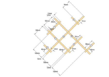 Simple but contemporary wine rack 