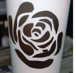 Stencil bathroom accessories
