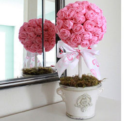 Set a table for Valentine's Day