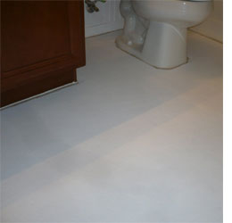 How to paint a vinyl floor 