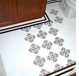 How to paint a vinyl floor 