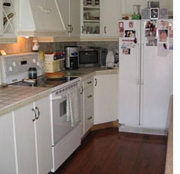 A kitchen goes from shabby to chic! 