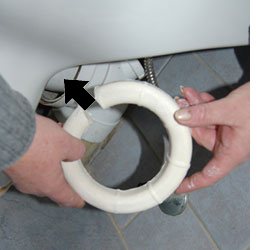remove and replace a toilet