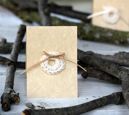 crochet decorative gift card ideas