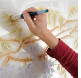 How to stencil on walls 