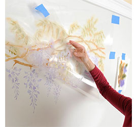 How to stencil on walls 