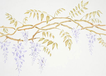 How to stencil on walls