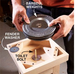 Make a speaker stand with CD or DVD storage