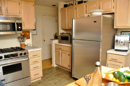 DIY stainless steel finish on appliances 