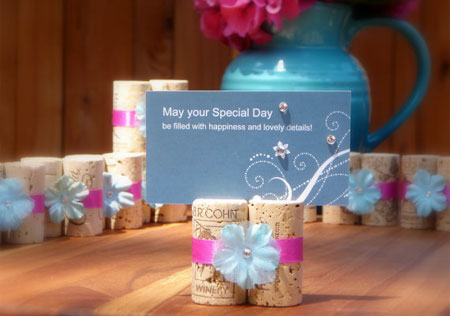 paper or card name place cards for wedding or party