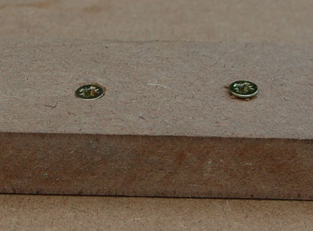 use a countersink bit 