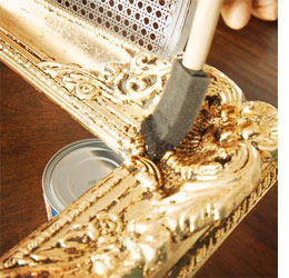 How to gild a picture frame