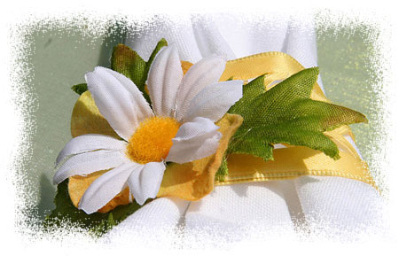 Uses for fabric and silk flowers 