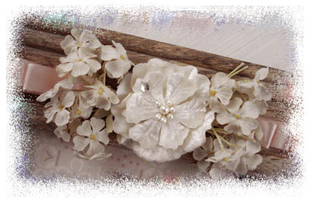 Uses for fabric and silk flowers 