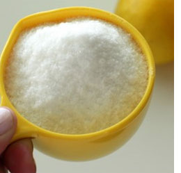 Homemade citrus face scrub 