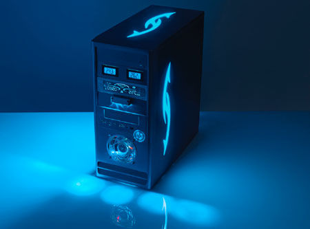 Home Dzine Home Diy Cool Blue Computer Case