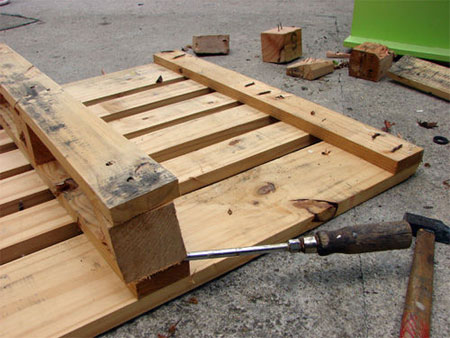 Coat rack using reclaimed timber