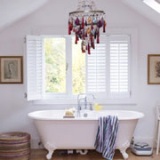 Dress up with a colourful chandelier 