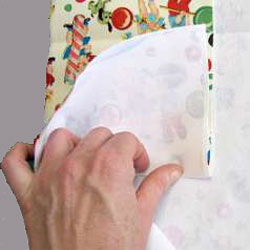 Fabric baby changing bag