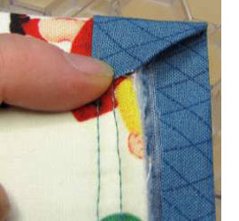 Fabric baby changing bag