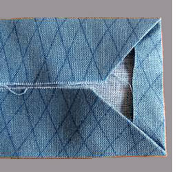 Fabric baby changing bag