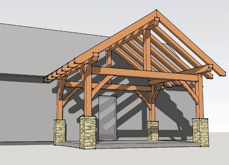 Timber roof truss designs