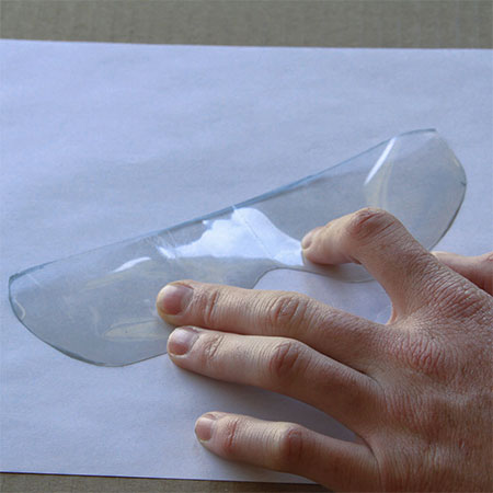 Make safety glasses from plastic bottles 