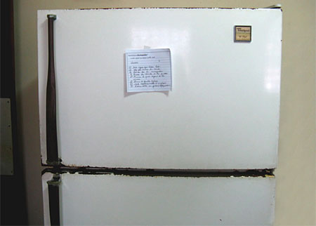 paint kitchen appliances fridge or refrigerator with rustoleum