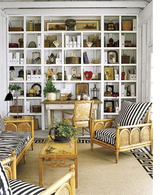 How to style a bookcase 