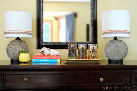 Table lamp from blah to beautiful