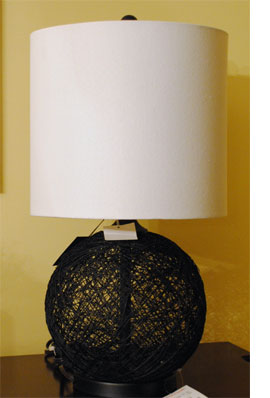 Table lamp from blah to beautiful