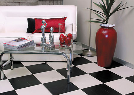 Vinyl tiles for flooring