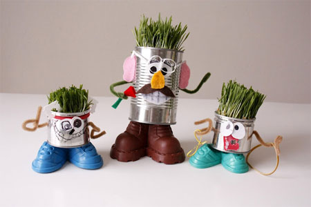 Wheat grass projects for kids