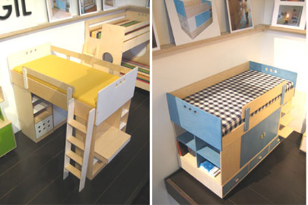 modern plywood childrens bed design