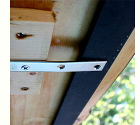 New tabletop for garden table