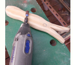 How to make a knitting fork 