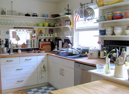 Shelving ideas for a kitchen