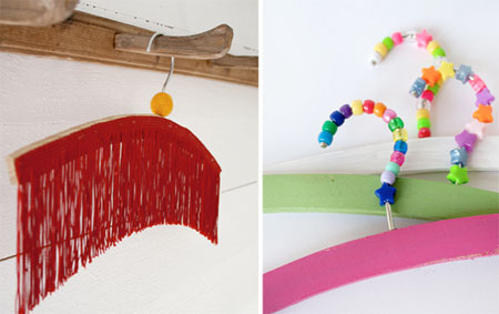 Pretty coat hangers 